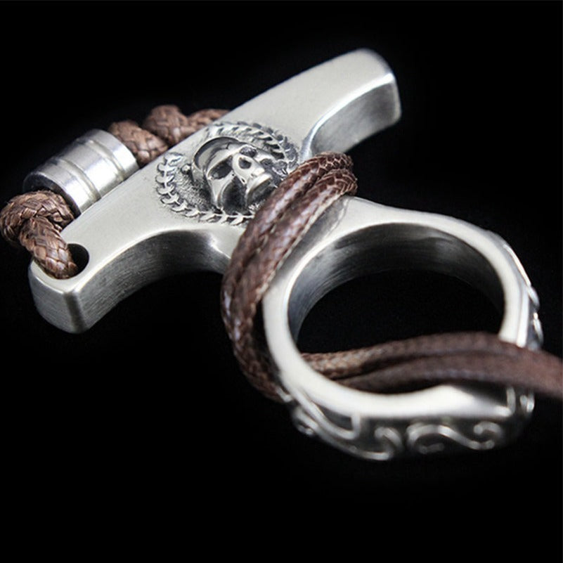 Skull Vintage Brass EDC Portable Tool