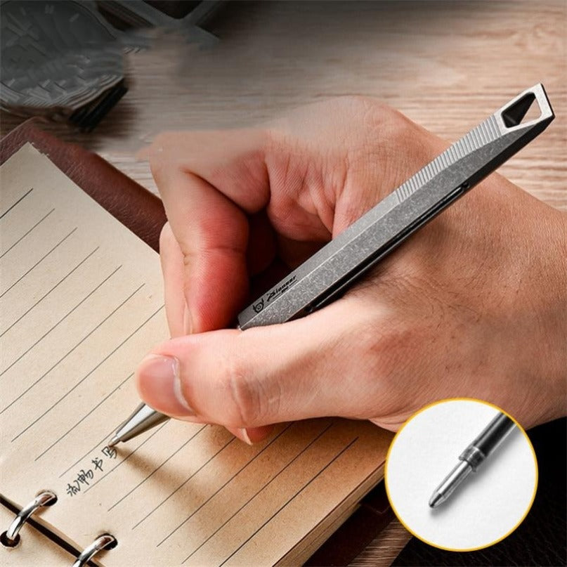Titanium Alloy Sliding Decompression Safety Pen