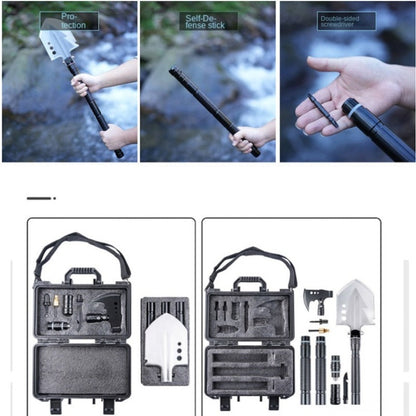 Multifunctional Outdoor Toolbox Knife Shovel Axe EDC