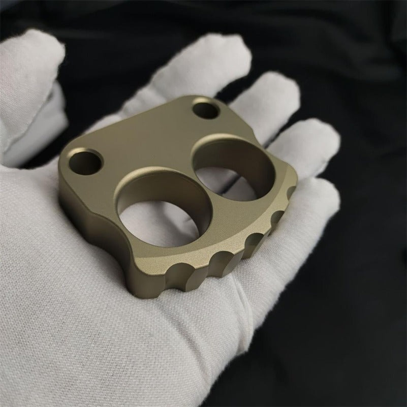 Skull Thickened Two Hole Aluminum Mini Portable EDC Tool