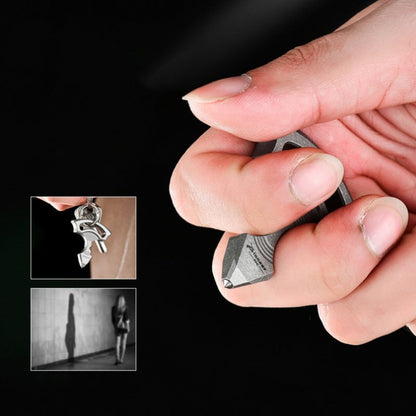 Titanium EDC Tool Pendant Titanium Alloy Tungsten Steel Outdoor Backpack