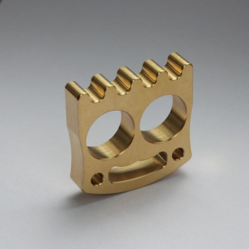 Brass Smiley Face Mini Brass Bottle Opener EDC Tool