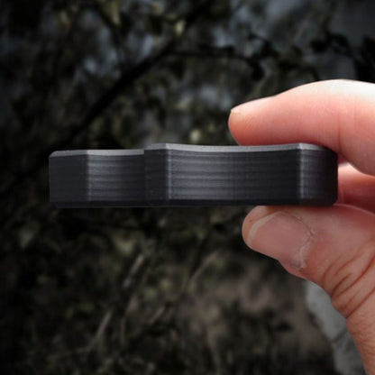 Carbon Fiber Various Styles Single Finger Keychain Backpack Outdoor Tool