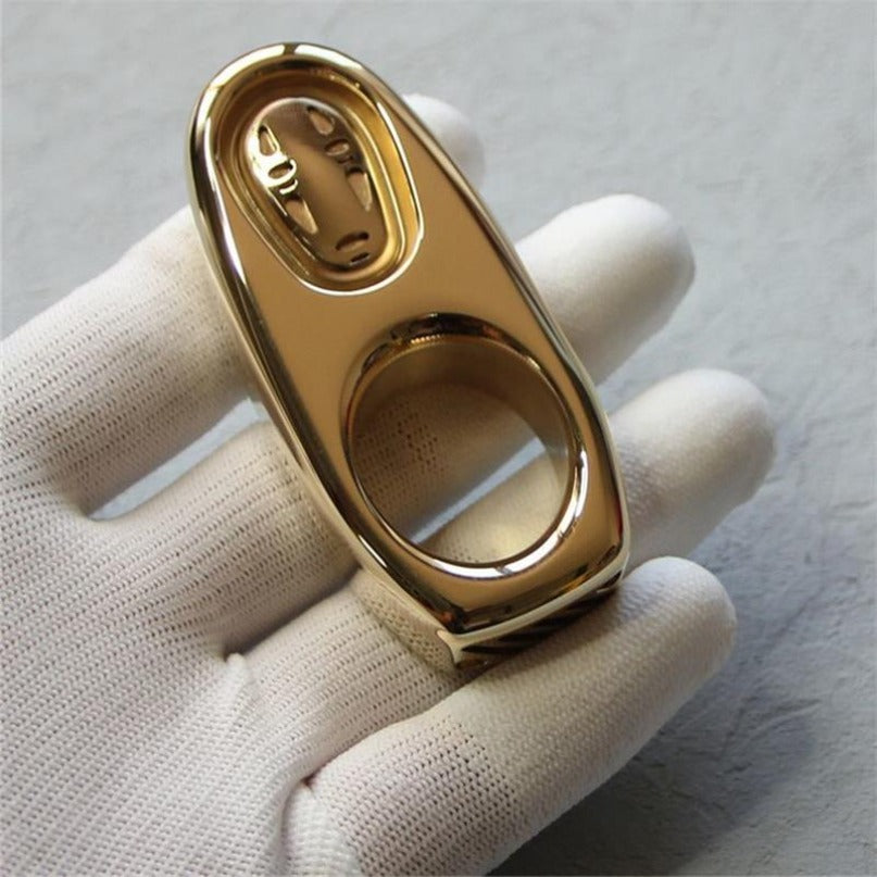 Brass Backpack Mini Exquisite Brass One Hole EDC Outdoor Tool