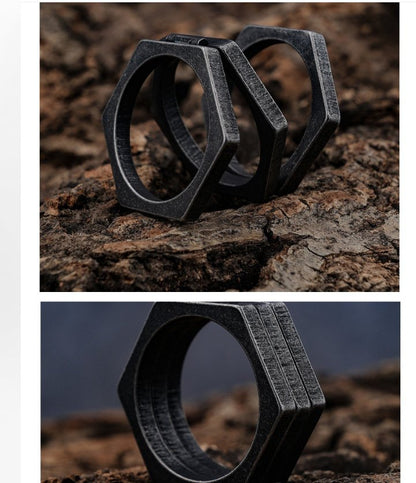 Self-Defense Knuckle Ring - Vintage Tactical Ring - GODEDC011