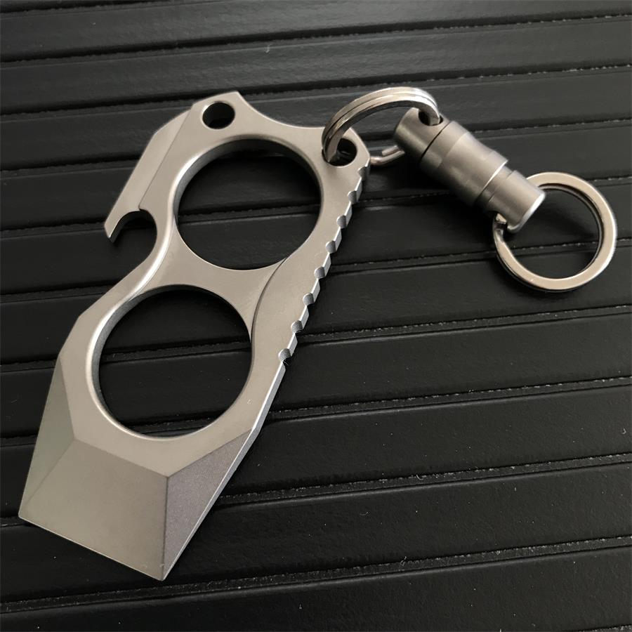 Mini Multifunctional Titanium Crowbar Bottle Opener EDC Tool