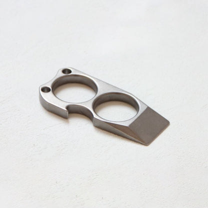 Keychain Mini Crowbar Titanium Bottle Opener EDC Backpack Tool