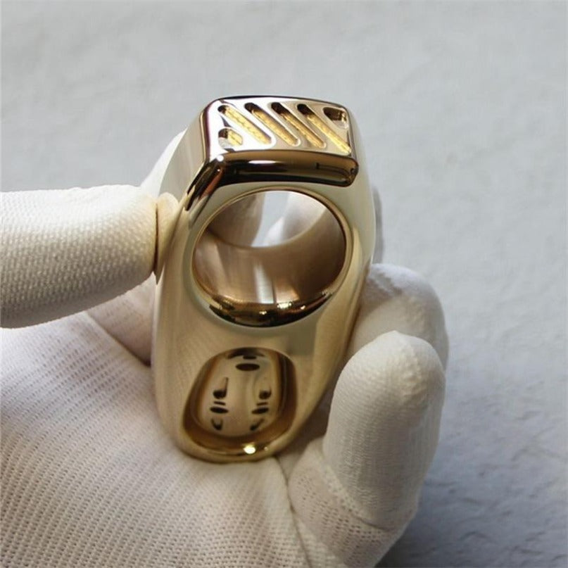 Brass Backpack Mini Exquisite Brass One Hole EDC Outdoor Tool