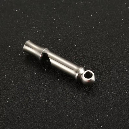 Titanium Single Tube Whistle High Decibel Outdoor Survival EDC