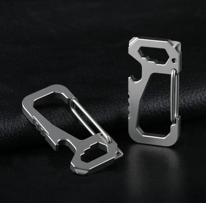 Multifunctional Titanium Alloy Bottle-opening Buckle