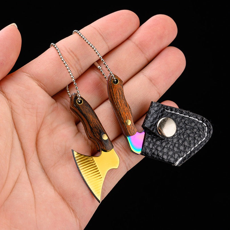 Mini Axe Knife Keychain Creative Pendant