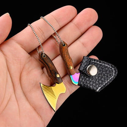 Mini Axe Knife Keychain Creative Pendant