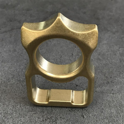 Stonewashed Brass EDC Keychain Backpack Bottle Opener Tool