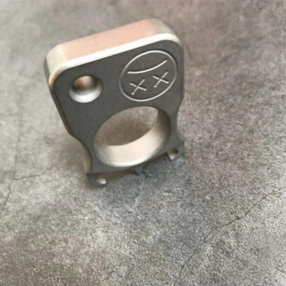 Flame Titanium Alloy One Finger EDC