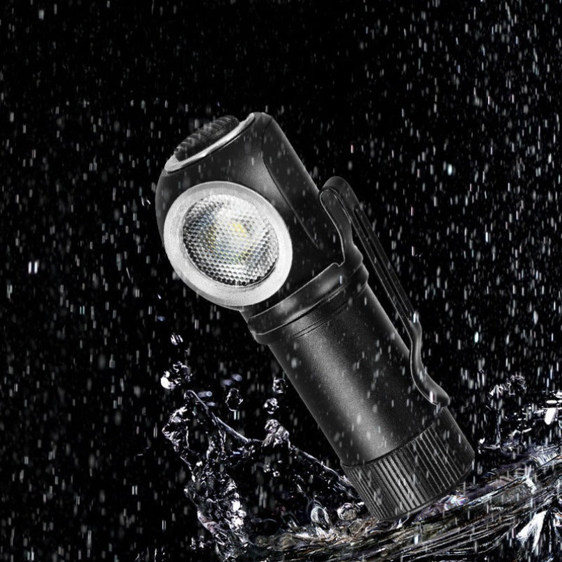 Aluminum Alloy Detachable Flashlight Headlamp Waterproof Night Fishing Torch Tool
