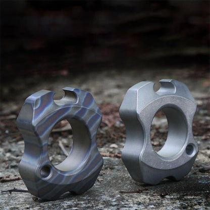 Titanium Mini Bottle Opener Portable Pendant Backpack Keychain