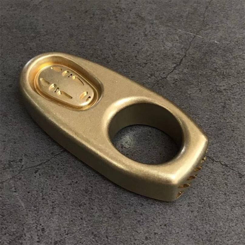 Brass Backpack Mini Exquisite Brass One Hole EDC Outdoor Tool