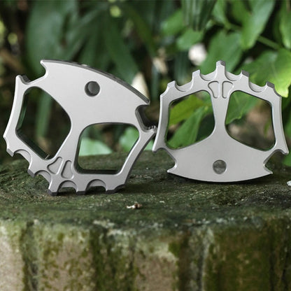 Steel Creative Design Two-Hole Bottle Opener Tool