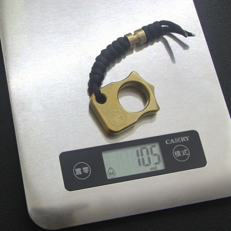 Brass Single Hole Mini EDC Backpack Outdoor Tool