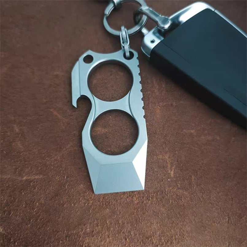 Mini Multifunctional Titanium Crowbar Bottle Opener EDC Tool