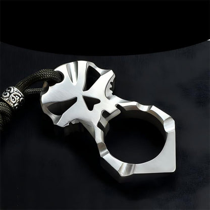 Skull Mini Titanium Safety Gear EDC Pendant