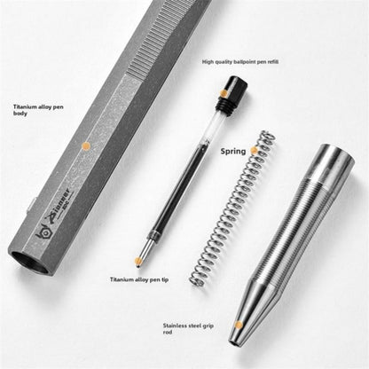Titanium Alloy Sliding Decompression Safety Pen