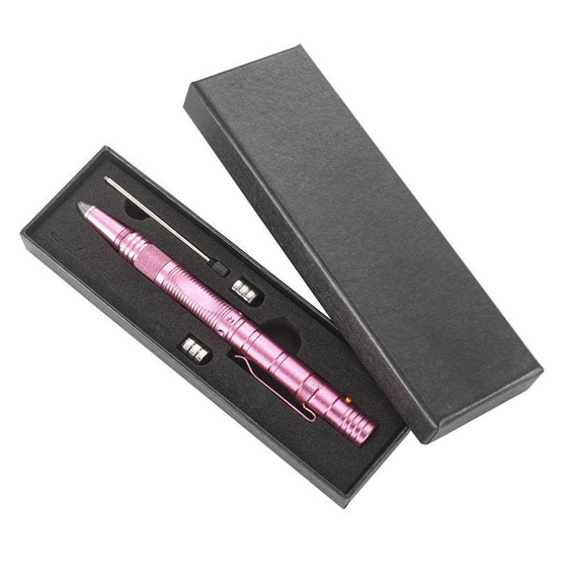 Multifunctional Pen LED Lighting Mini Knives Broken Window EDC