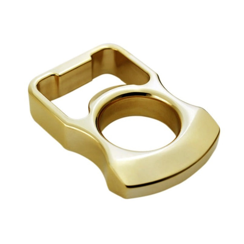 Brass EDC Round Arc Brass Outdoor Portable Bottle Opener