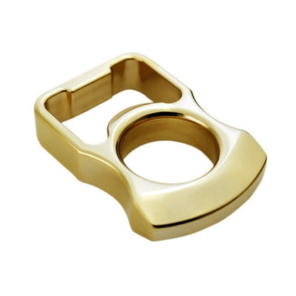 Brass EDC Round Arc Brass Outdoor Portable Bottle Opener