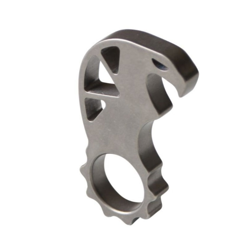 Titanium Monster Titanium Bottle Opener Multifunctional Keychain EDC Backpack Tool