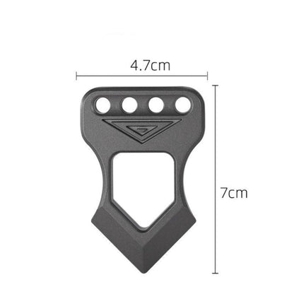 Zinc Alloy Keychain Pendant Mini Light Portable Backpack EDC Tool