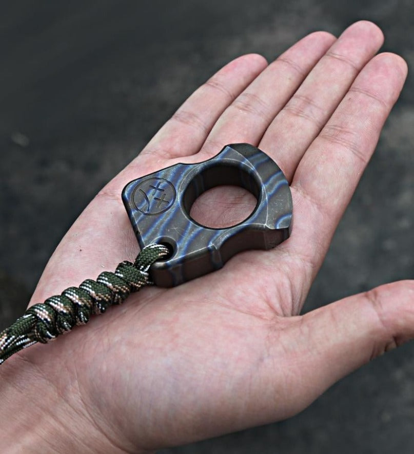 Titanium Pocket Various Styles Mini Titanium Multifunctional Outdoor Portable Ring