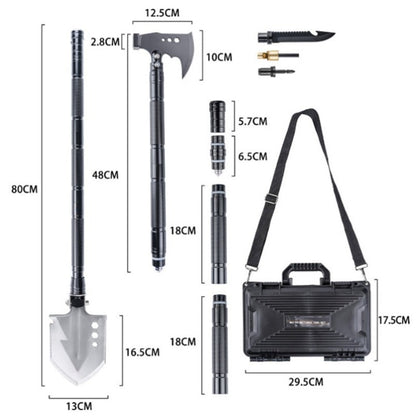 Multifunctional Outdoor Toolbox Knife Shovel Axe EDC