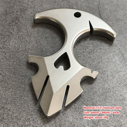 Titanium Outdoor Tool Titanium Decoration TC21 Portable
