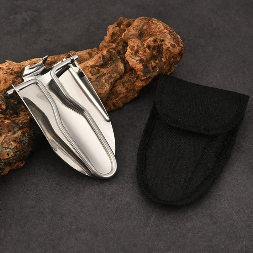 Stainless Steel Folding Mini Trowel for Gardening and Planting