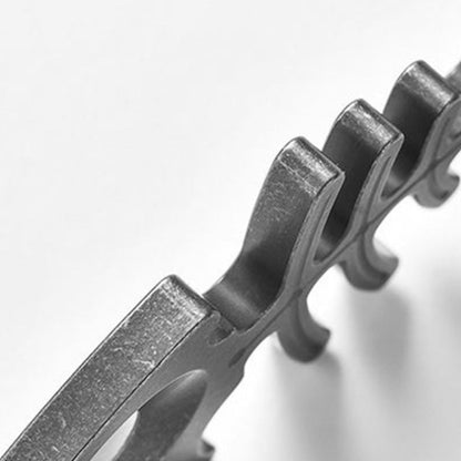 Titanium Bottle Opener Multifunctional Rope Hole Titanium EDC Tool Backpack