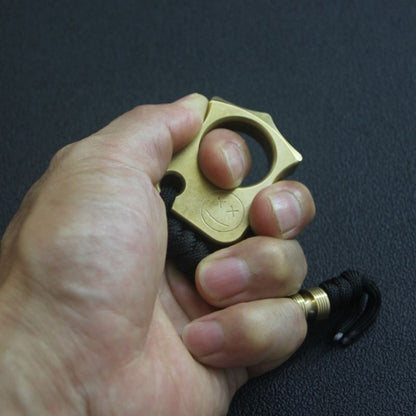 Brass Single Hole Mini EDC Backpack Outdoor Tool