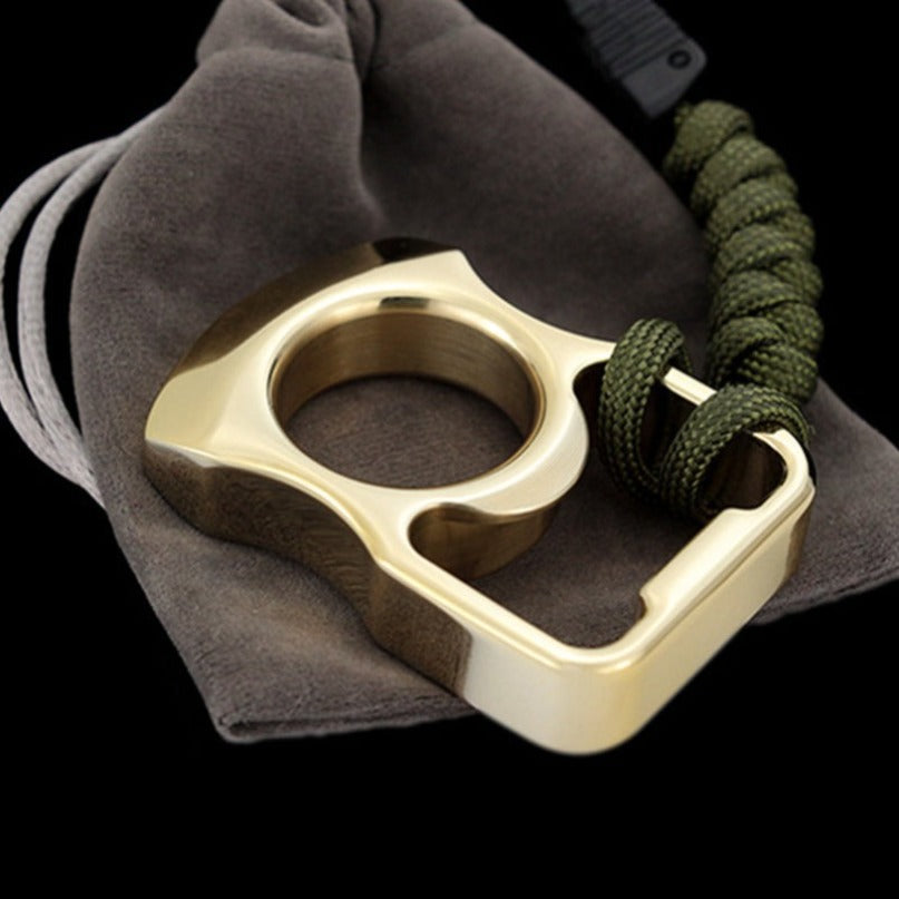 Brass EDC Round Arc Brass Outdoor Portable Bottle Opener