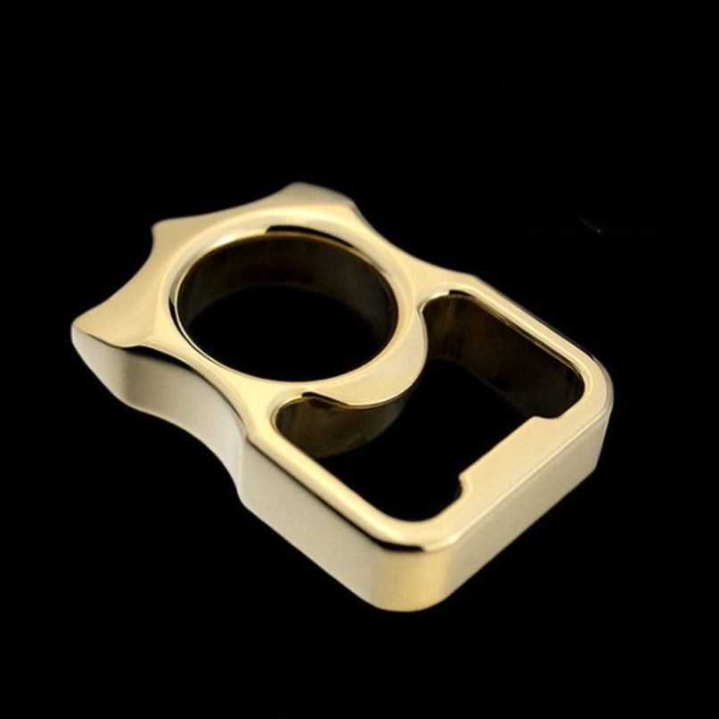 Brass Bottle Opener Brass and Iron Outdoor Portable EDC