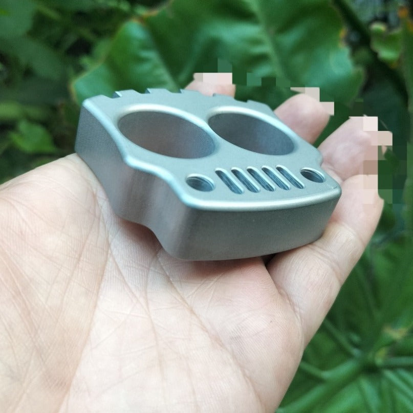 Stainless Steel Pocket Mini Thickened Two Finger Multifunctional EDC Tool