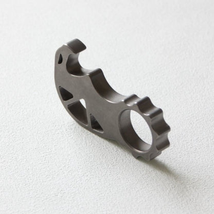 Titanium Monster Titanium Bottle Opener Multifunctional Keychain EDC Backpack Tool