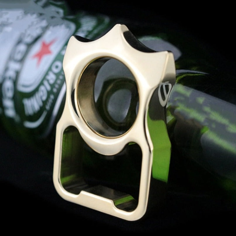 Brass Bottle Opener Brass and Iron Outdoor Portable EDC