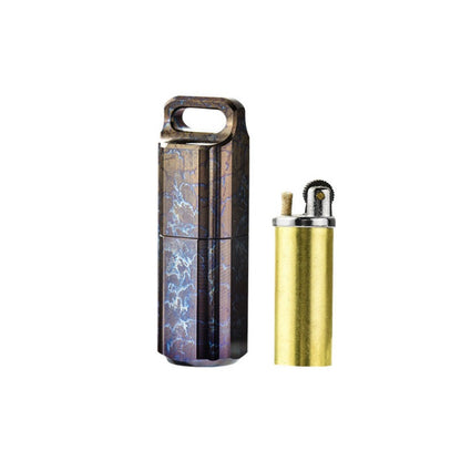 Titanium Sealed Waterproof Capsule Lighter