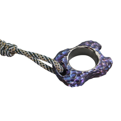 Colorful Meteorite TC4 Titanium Safety Gear Broken Window Open Bottle EDC