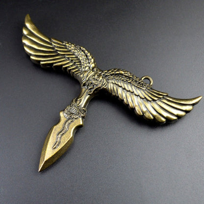 Zinc Alloy Outdoor Eagle and Sheep Shape Travel Keychain Tool