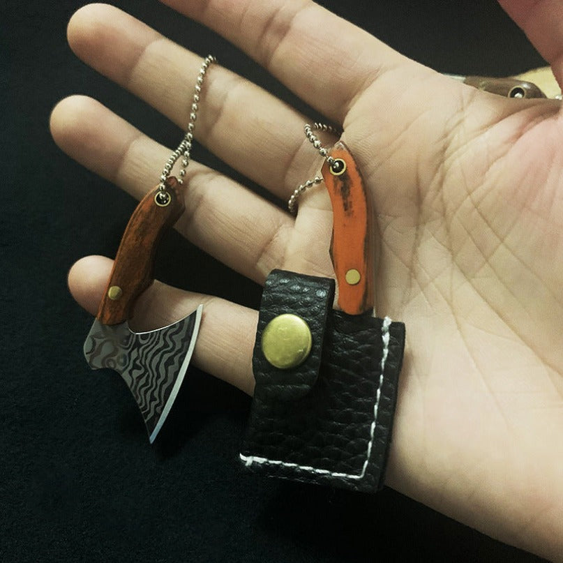 Mini Axe Knife Keychain Creative Pendant