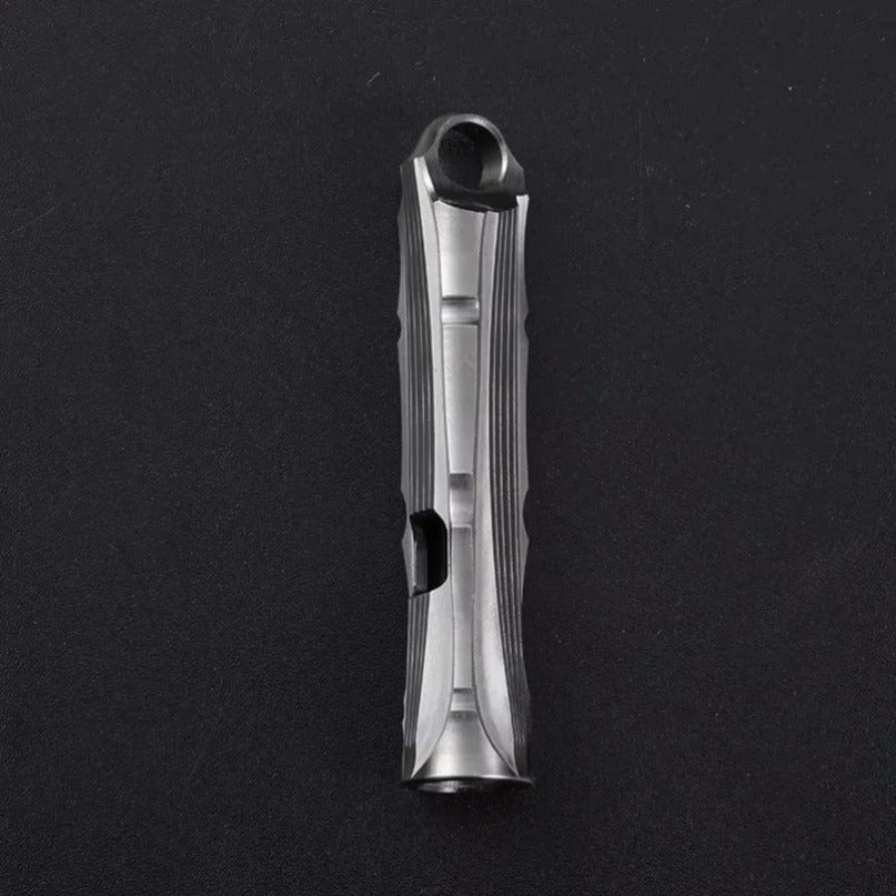 Titanium Alloy High Audio Single Tube Whistle Outdoor Survival