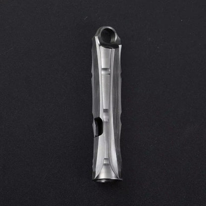 Titanium Alloy High Audio Single Tube Whistle Outdoor Survival
