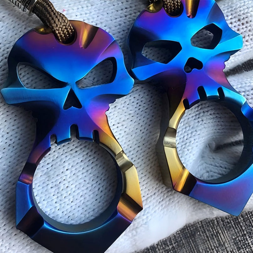 Skull Mini Titanium Safety Gear EDC Pendant