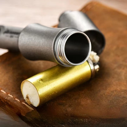 Titanium Whistle Storage Bin Waterproof Capsule Pill Box